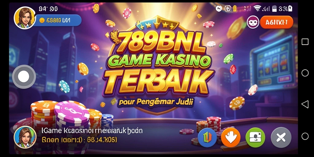 Tangkapan layar gameplay 789BNL yang menampilkan berbagai permainan kasino.