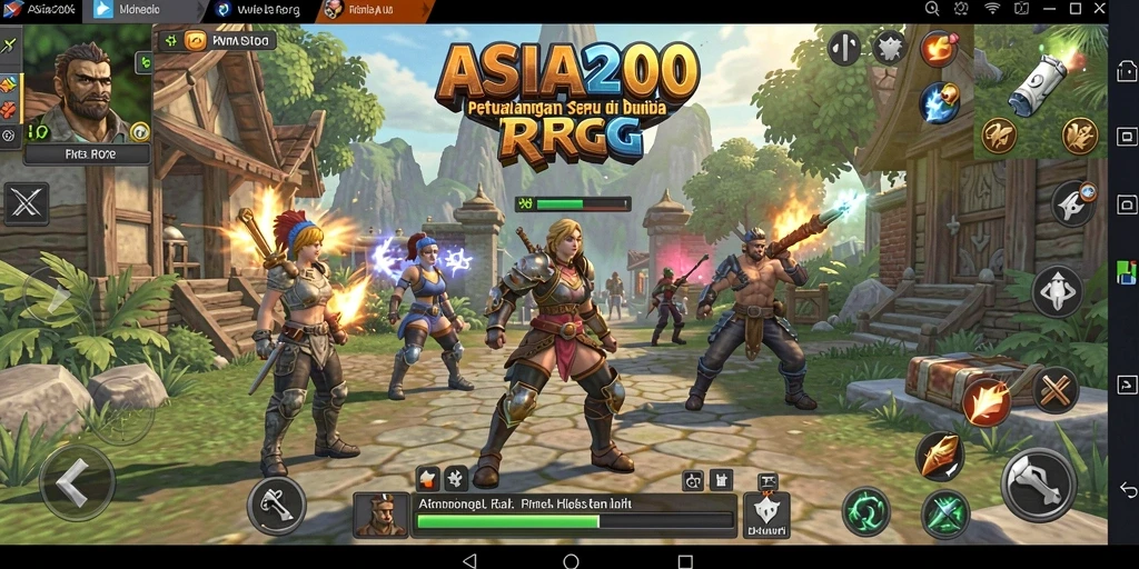 Tampilan gameplay ASIA200 yang memukau dan mendebarkan.