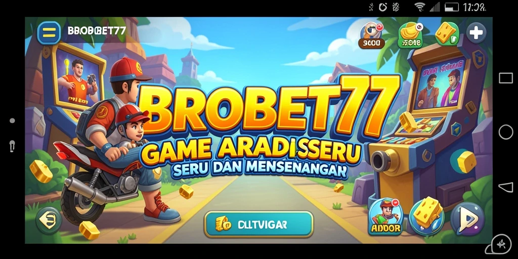Tangkapan layar gameplay BROBET77 menampilkan aksi seru dalam mode Arcade.
