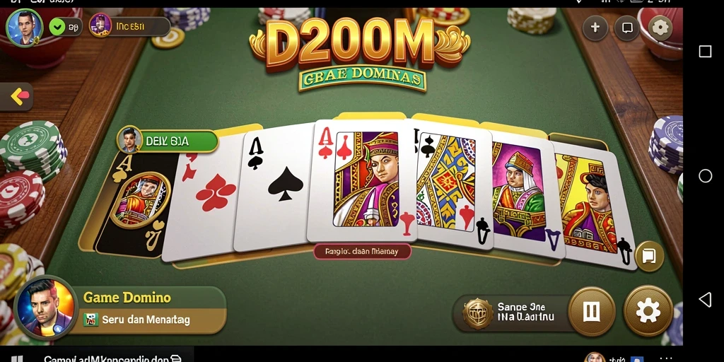 Gameplay seru D200M dengan tampilan menarik dan interaksi sosial.