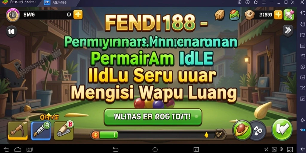 Tangkapan layar FENDI188 menampilkan karakter yang sedang berkembang dalam gameplay Idle.