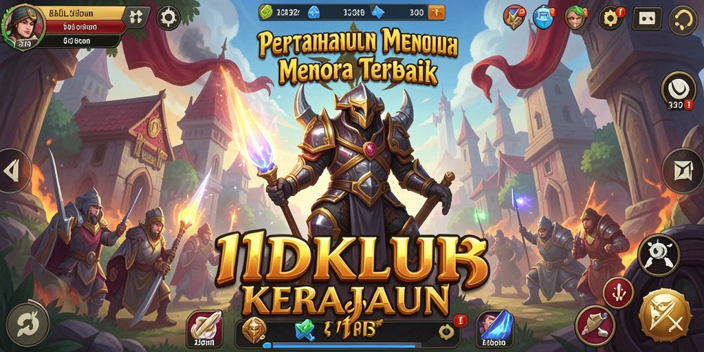 Tangkapan layar gameplay IDKLUB menampilkan aksi Tower Defense yang mendebarkan.