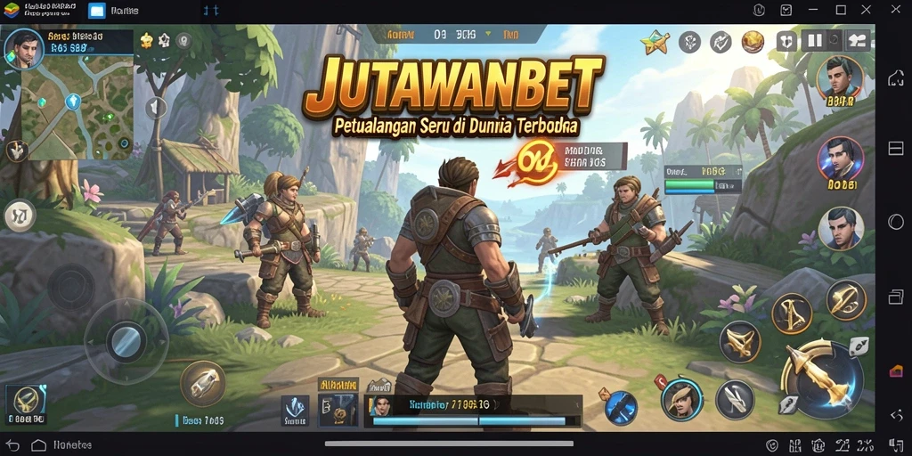 Screenshot gameplay menunjukkan eksplorasi seru di dunia terbuka.