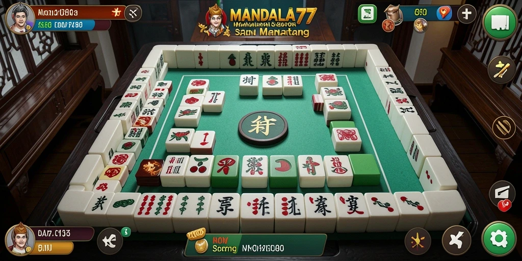 Tampilan seru permainan Mahjong di MANDALA77 yang penuh tantangan.