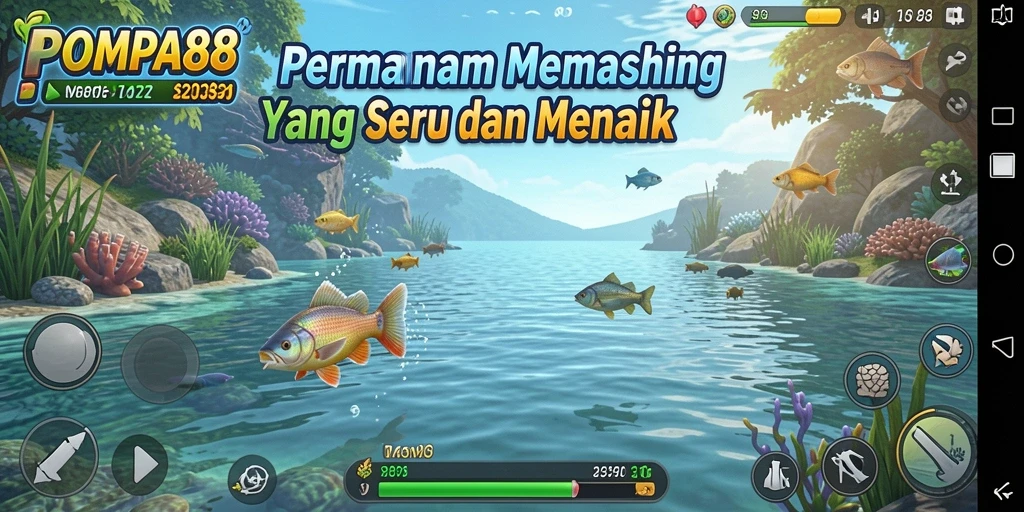 Tangkapan ikan yang memukau dalam gameplay POMPA88.