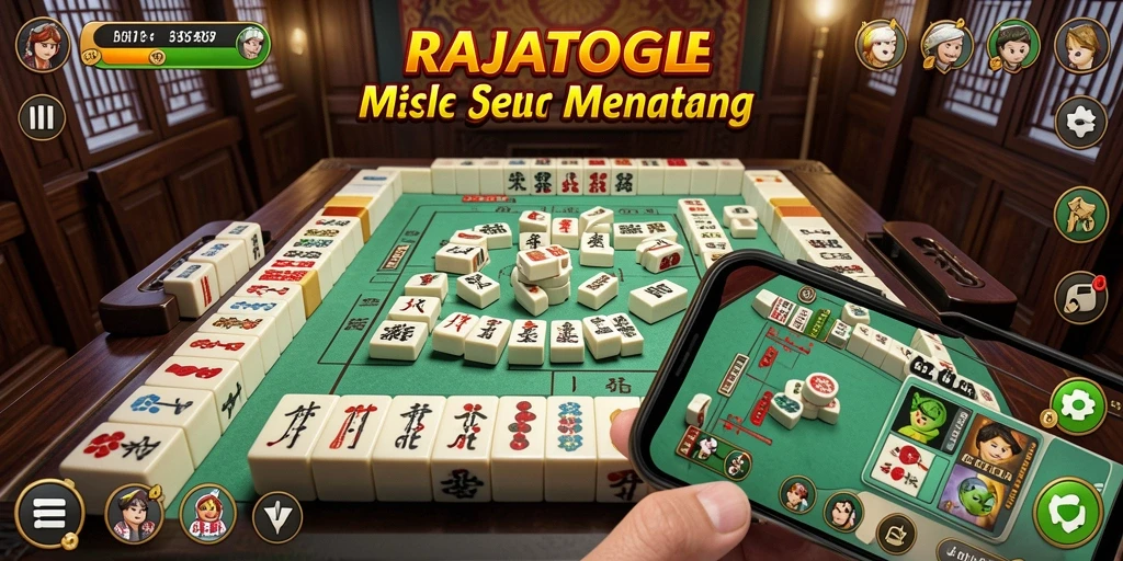 Screenshot gameplay Mahjong yang menarik dan seru.