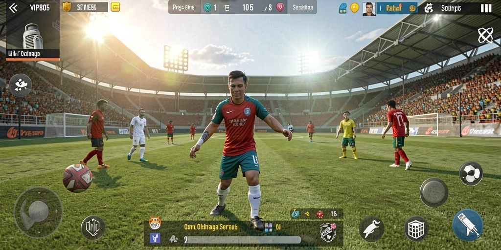 Screenshot utama dari gameplay yang menarik dalam VIP805.